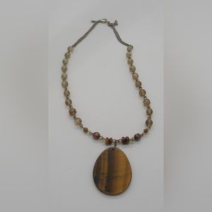 Vintage Express Tiger eye necklace